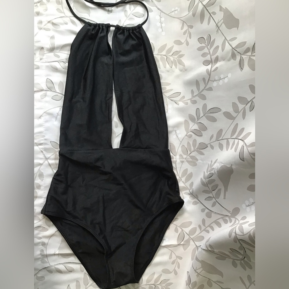 Aerie Black One-piece Swimsuit